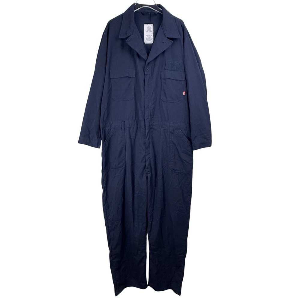 Excel Manufacturing Navy Blue‎ Flame Resistant Utility Coverall 54L MEN WORK